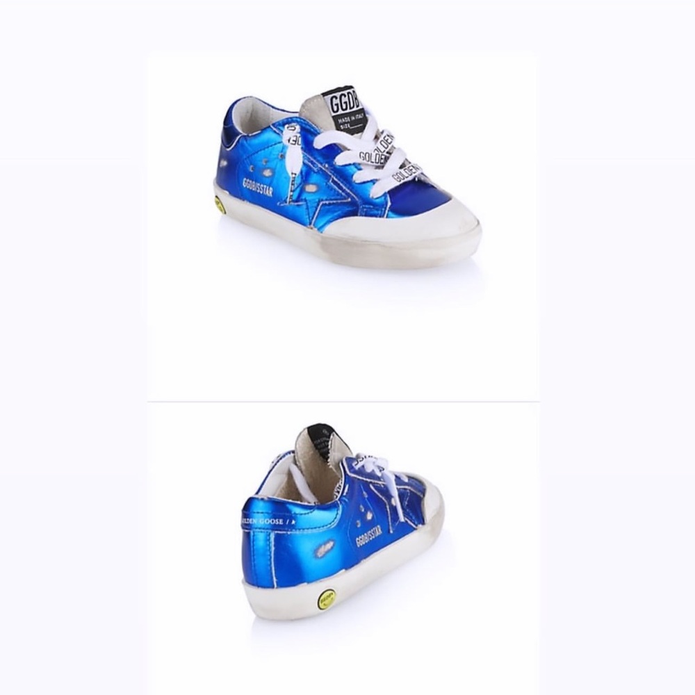 Golden goodie sneakers unisex size 5c wore twice still in good condition